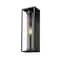 Z-Lite Dunbroch 1 Light Outdoor Wall Sconce, Black & Clear 584B-BK - alternate 1